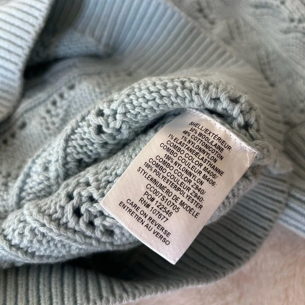 Alice +Olivia Kyoko Puff Sleeve Pullover Sweater S - Picture 15 of 17